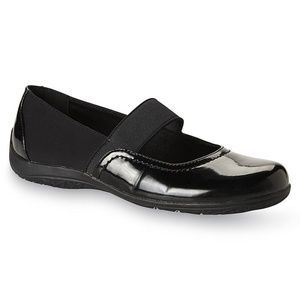 Laura Scott Joy Black Mary Jane Slip-on Shoe